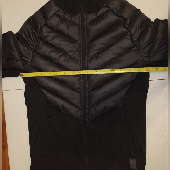 SKINS Compression Activewear Down Jacket SZ XS Black - Picture 5 of 11